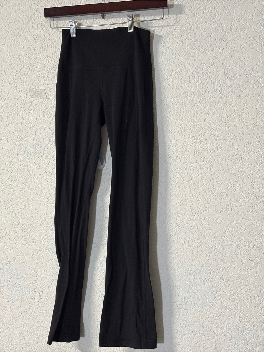 lululemon athletica Black Align High Rise Mini Flared Pant 28” inseam size 4 - Picture 3 of 4